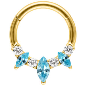 Septum Clicker Marquise Hinged