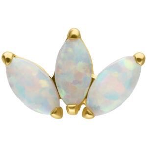 Accesorio 14K Perfect Fit Lotus Opal