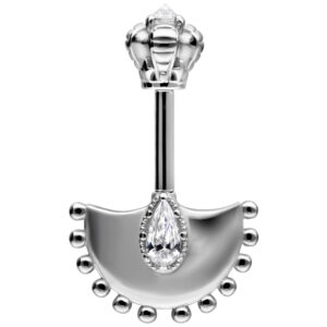 Vertical Helix Crystal Hatchet Barbell