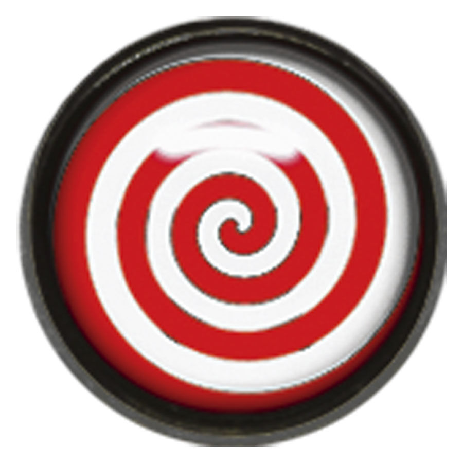 Titan Blackline® Internally Threaded Ikon Disk "Red White Spiral" Titan Blackline® Internally Threaded Ikon Disk "Red White Spiral"