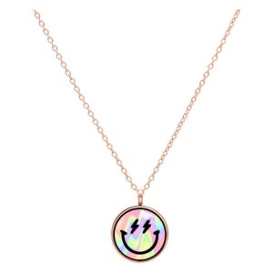 Cadena Smiley - Oro Rosa