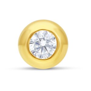 18k Threaded Ball 