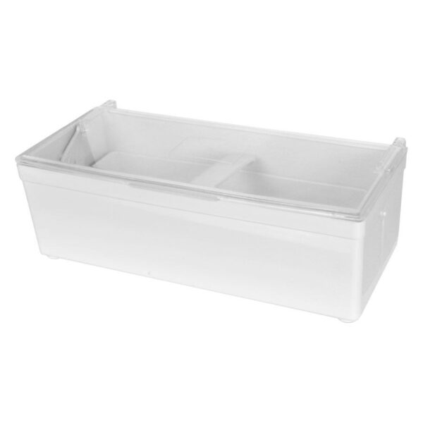 Steriletray rectangular y transparente de 1L sobre fondo blanco
