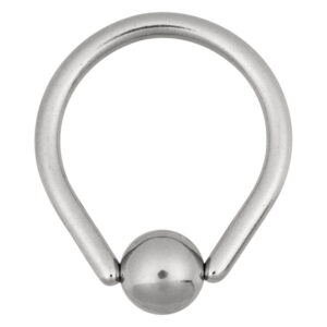 Steel Basicline® Teardrop Ring