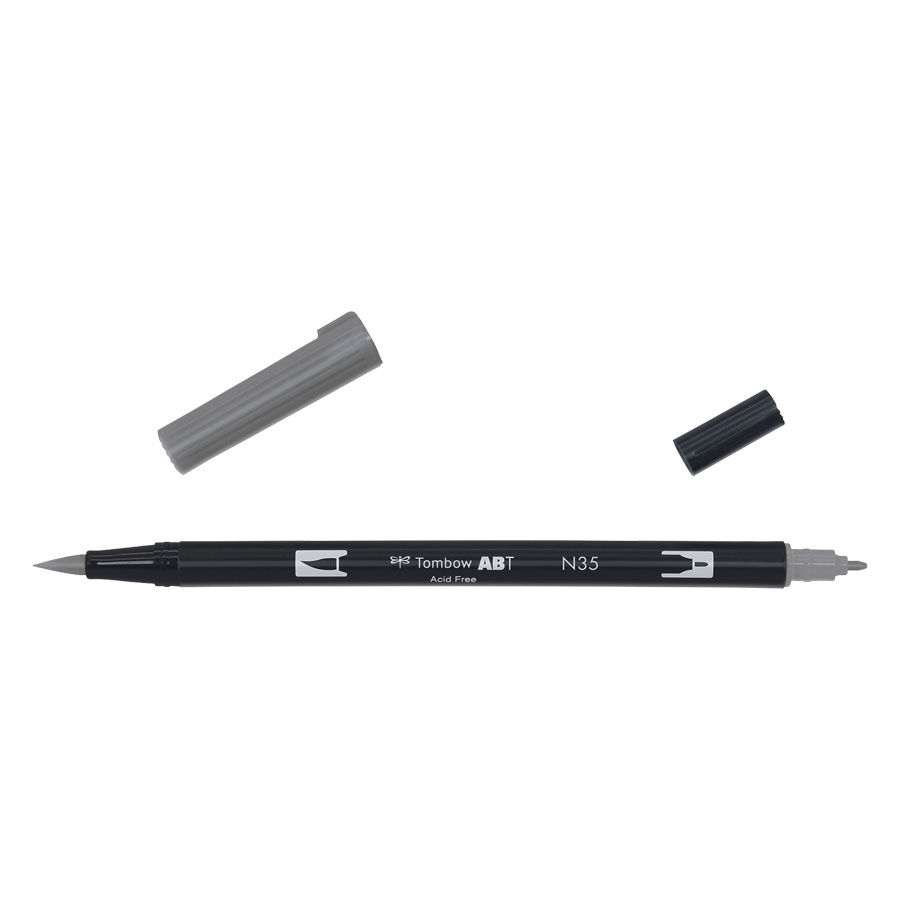 Tombow - Dual Brush Pen cool gray 12 Tombow - Dual Brush Pen cool gray 12