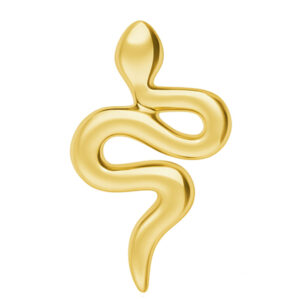 Adorno Snake de moissanita oro 14K Perfect Fit