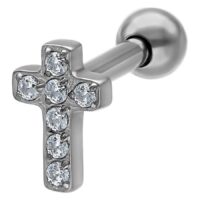Crystal Cross Earbarbell Crystal Cross Earbarbell