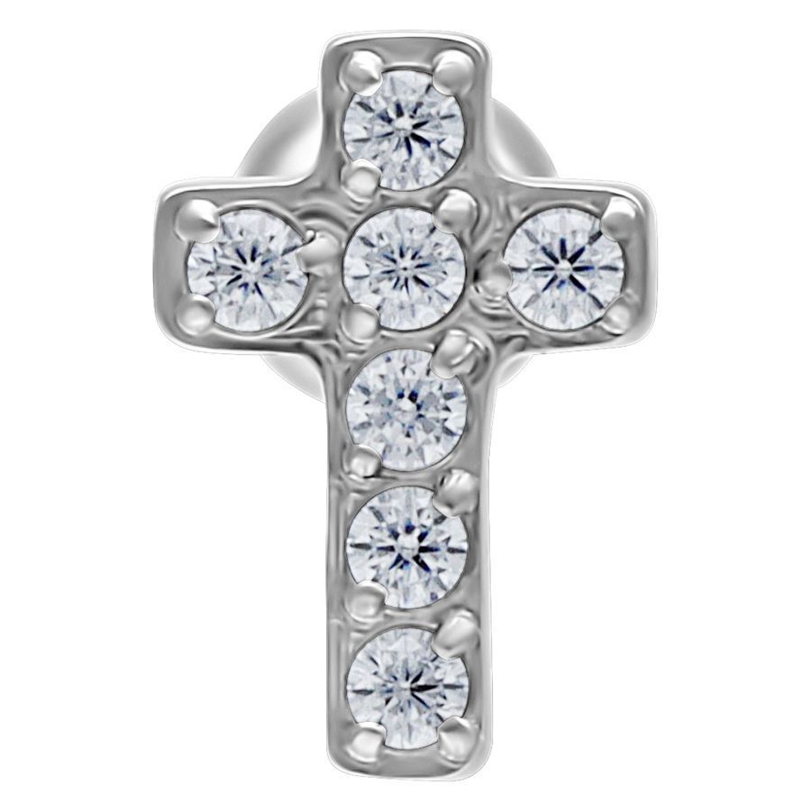 Crystal Cross Earbarbell Crystal Cross Earbarbell