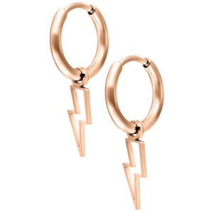 Mini Flash Hoops - Oro Rosa