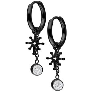 Mini Shootingstar Hoops Pair - Negro