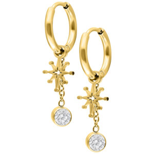 Mini Shootingstar Hoops Pair - Oro