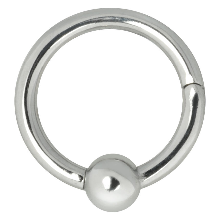 Steel Basicline® Ball Closure Ring Clicker Steel Basicline® Ball Closure Ring Clicker