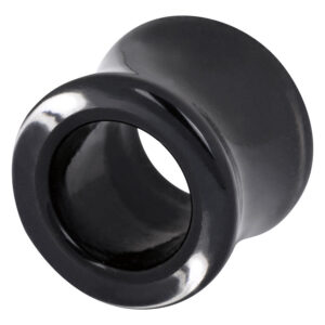 Acrylic Black Clear Round Eyelet