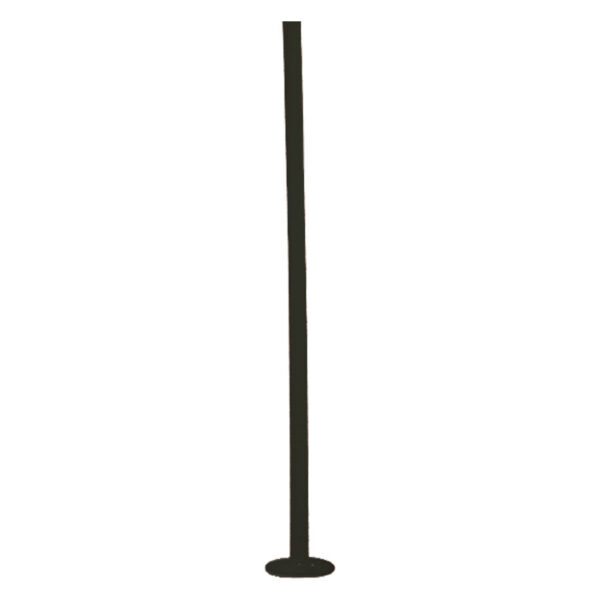 Largo Micro Stem negro Bioplast, 1,2 mm de grosor, 45 mm de longitud