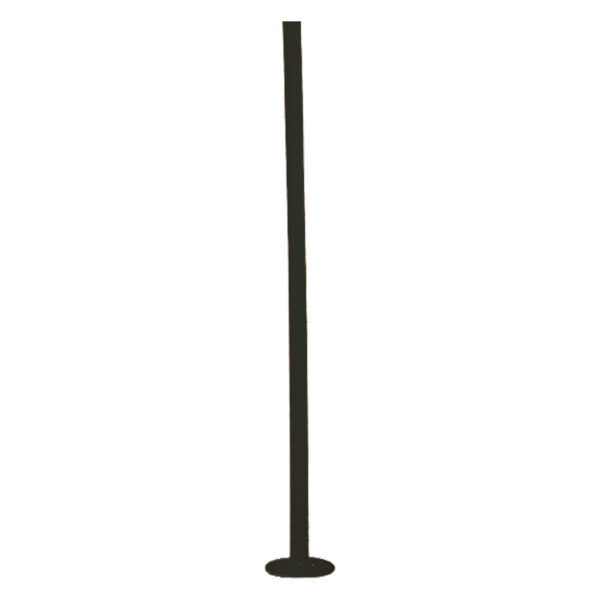Larga barra negra de Bioplast con 1,6 mm de grosor y 45 mm de longitud