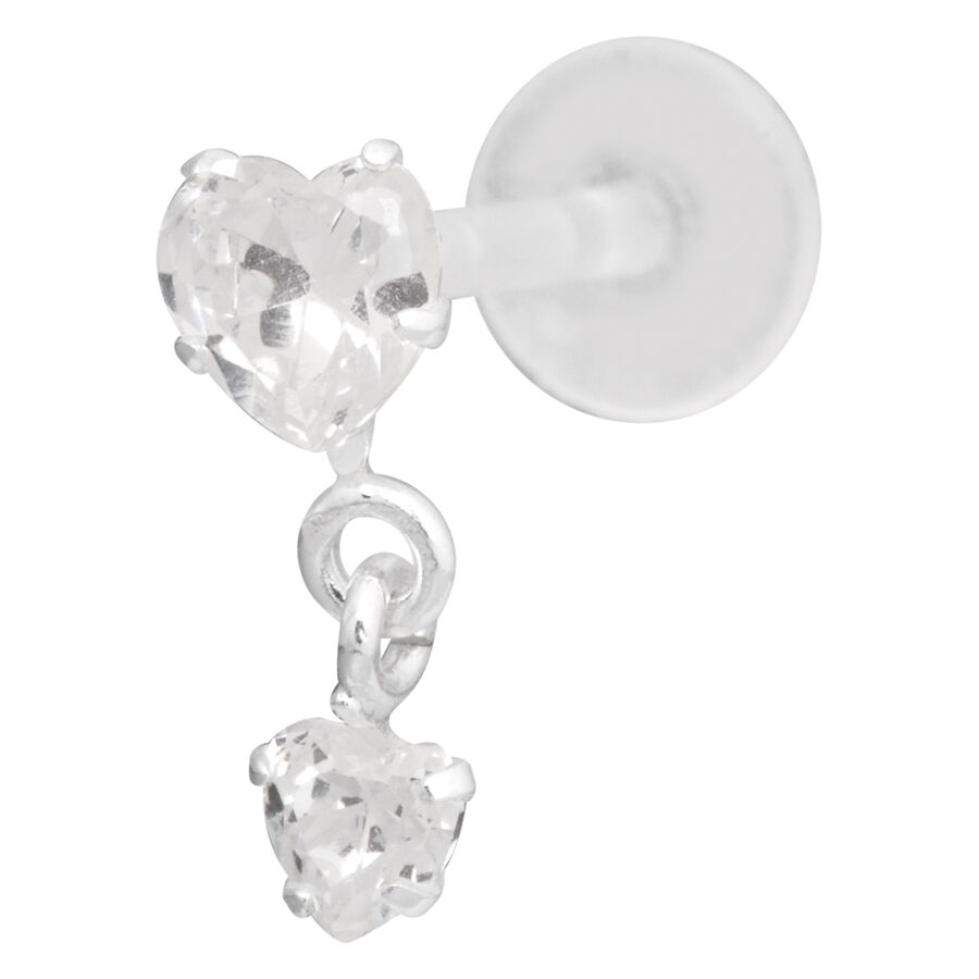 Crystal Hanging Heart Tragus Crystal Hanging Heart Tragus