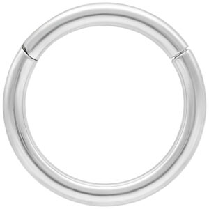 Aro con bisagra 18K oro blanco