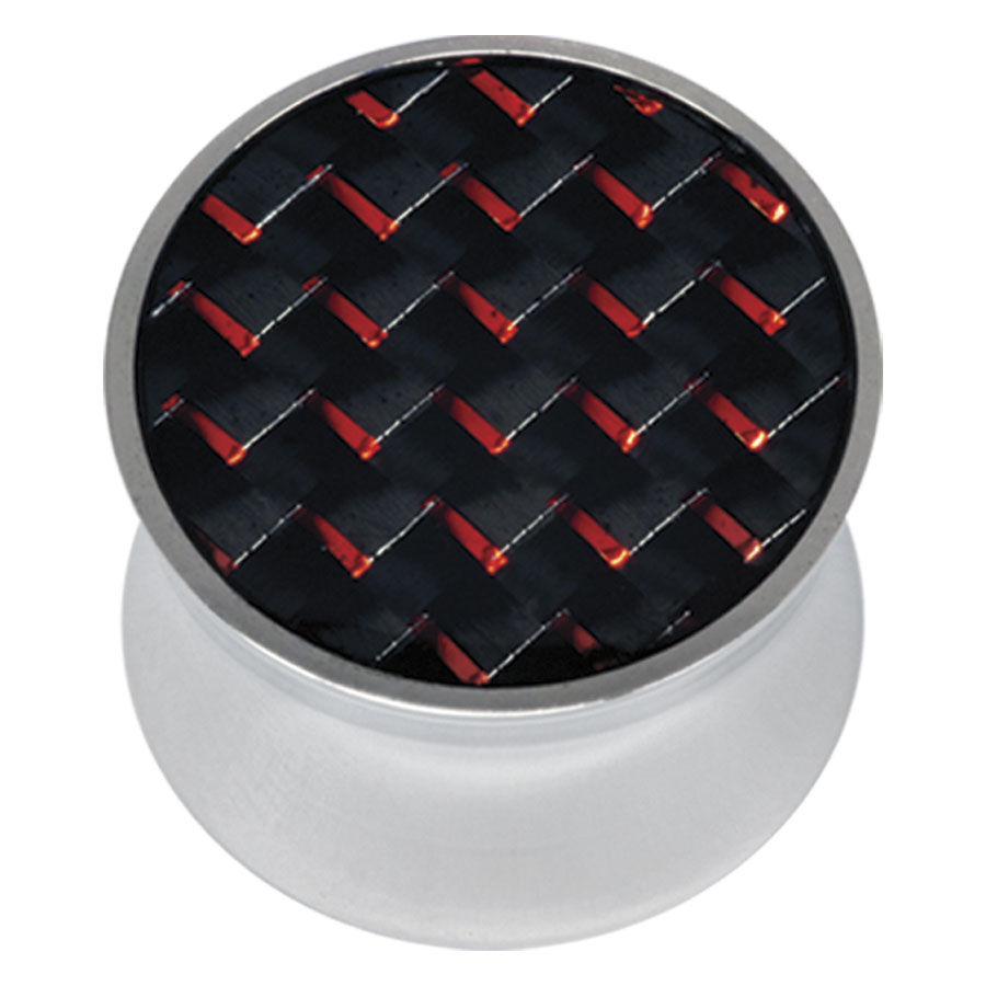 Steel Basicline® Carbon Fibre Black/Red Plug Steel Basicline® Carbon Fibre Black/Red Plug