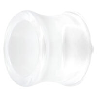 Clear Acrylic Double Flared Eyelet