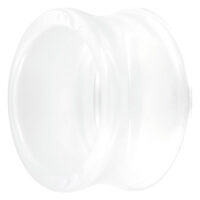 Clear Acrylic Double Flared Eyelet