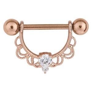 Fairytale Nipple Barbell - Oro Rosa