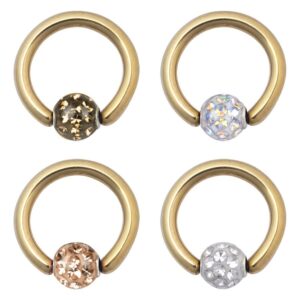 Sealed Multi Jewelled Clip in Ring