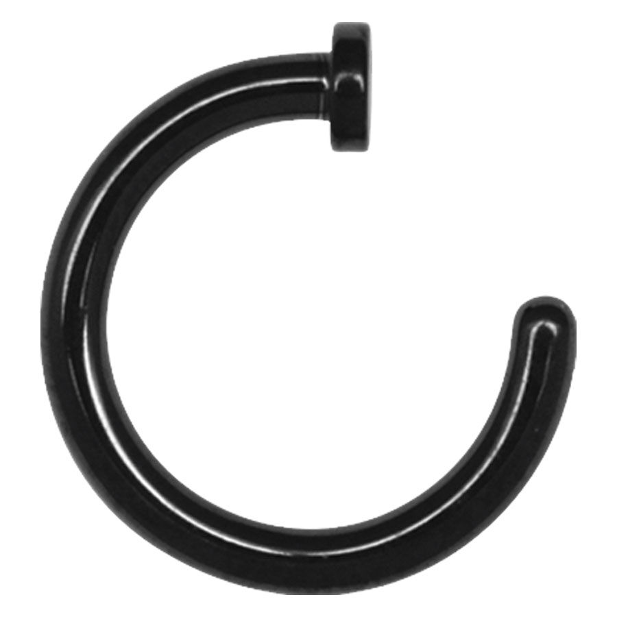 Steel Blackline® Open Nose Ring Steel Blackline® Open Nose Ring