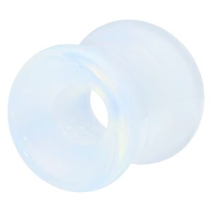 Túnel Stardust transparente de piedra, tamaño 8,0 mm, sobre fondo blanco