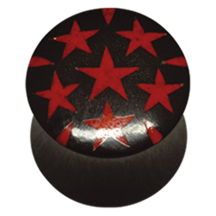 Buffalo Horn Red Multi-Star Plug