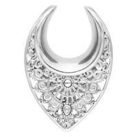 Ear Saddles Silver Oriental Ear Saddles Silver Oriental