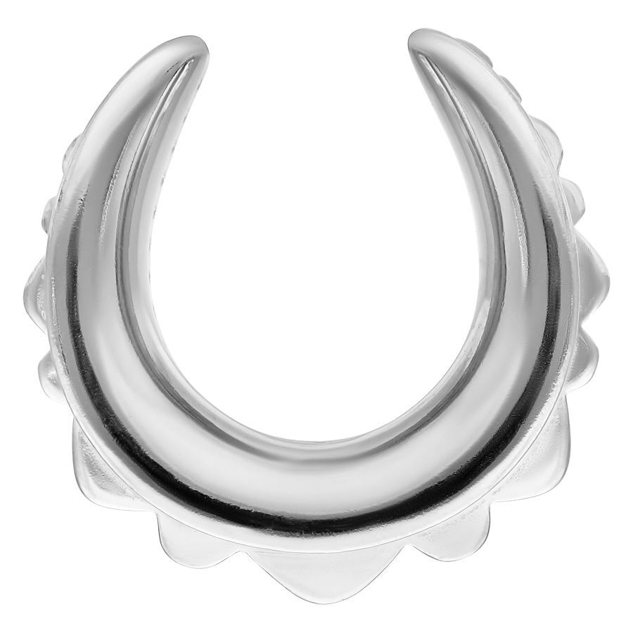 Ear Saddles Flower Silver Ear Saddles Flower Silver