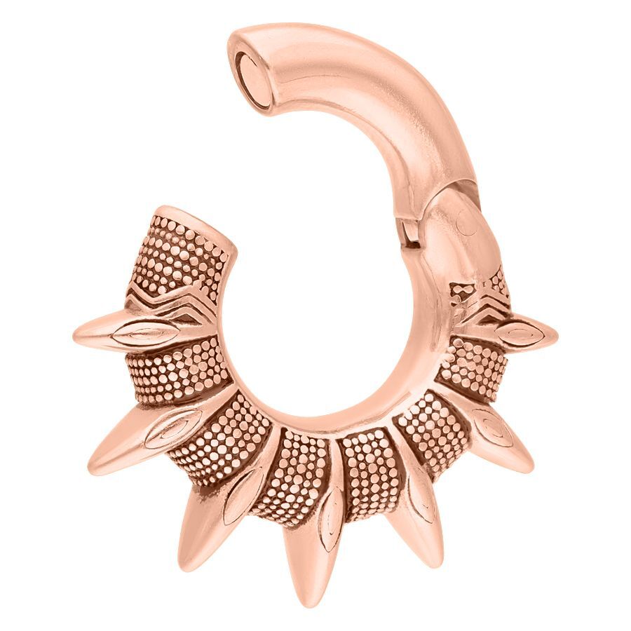 Maori Spikes Ohrgewicht Roségold Maori Spikes Ohrgewicht aus Chirurgenstahl in Roségold