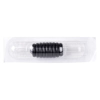 The Signature® - Disposable Clear Tip - Soft Knurled Rubber Grips Round Tube