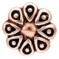 Blossom Labret en roségold sobre fondo blanco