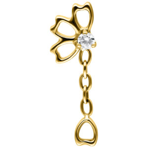 Adorno Push Fit Ocean Gleam Crystal (cristal resplandor oceánico).