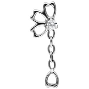 Adorno Push Fit Ocean Gleam Crystal (cristal resplandor oceánico).