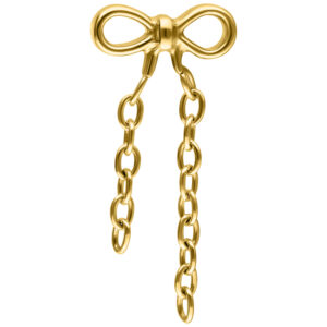 Accesorio Push Fit Dangling Bow - Oro