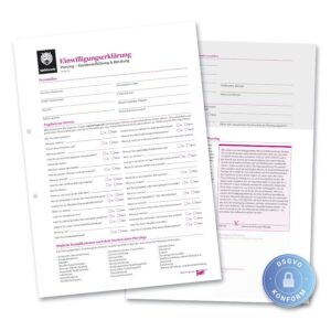 Declaración de consentimiento para la perforación