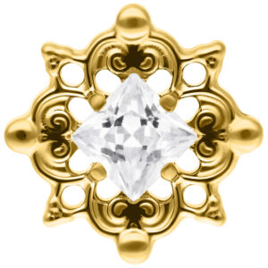 Accesorio Push Fit Winter Crystal Ornament - Oro