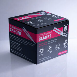 Sterile Runde Piercingzangen – einzeln verpackt VE 50