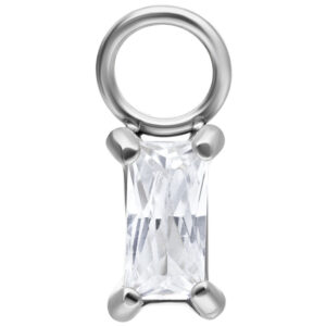 Crystal Baguette Pendant