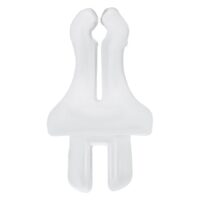 Clip de PTFE transparente para pantallas Body Bit sobre fondo blanco
