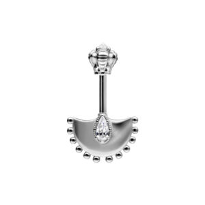 Vertical Helix Crystal Hatchet Barbell