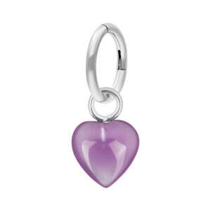 Stone Heart Belly Ring