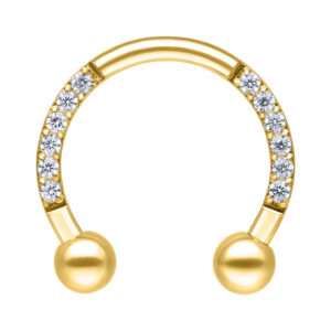 Crystal Circular Barbell