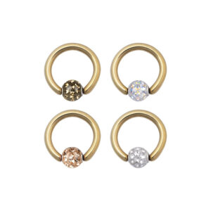 Sealed Multi Jewelled Clip in Ring