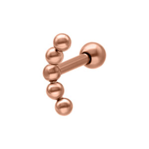 Ball Curve Earbarbell - Oro Rosa