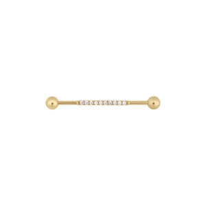 Crystal Industrial Barbell - Oro
