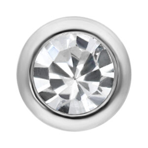 Piercing nasal básico con joya.