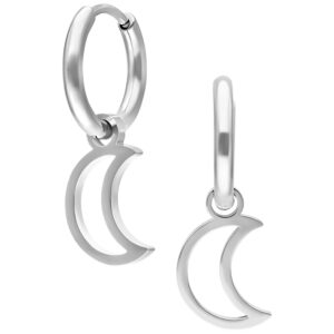 Par de Mini Moon Hoops